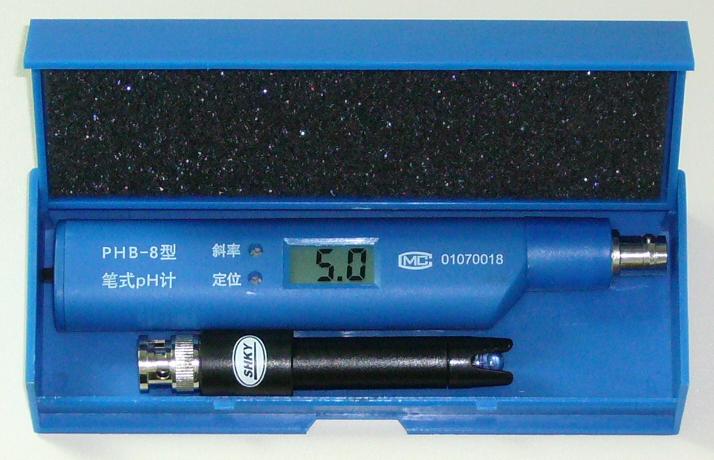 上?？祪x筆型酸度計(jì)PHB-8