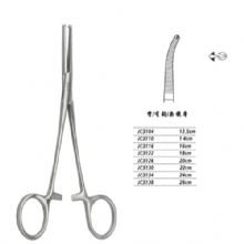 金鐘止血鉗彎有鉤 WD JC3122 18cm 彎有鉤 WD