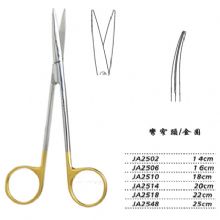 金鐘精細(xì)剪22cm JA2518 22cm 彎窄頭 金圈