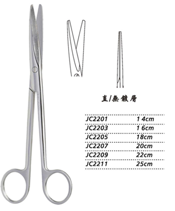 金鐘組織剪直 WD JC2203 16cm 直 WD