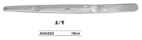 金鐘骨膜剝離器彎 NAG050 18cm 直/彎