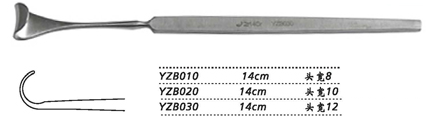 金鐘眼瞼拉鉤  YZB010 14cm 頭寬8