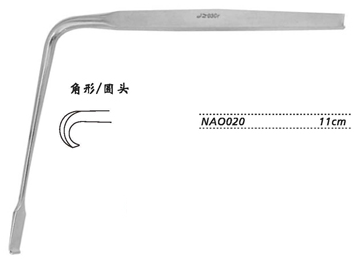 金鐘神經(jīng)根拉鉤  NAO020 11cm 角形90° 圓頭 頭寬6.2