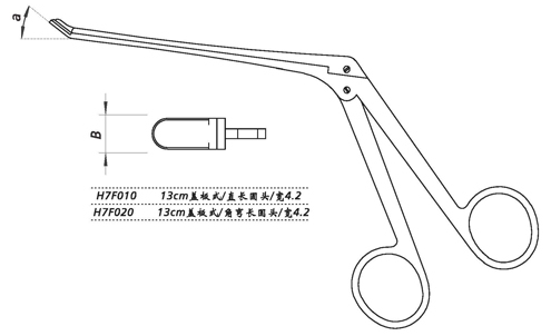 金鐘鼻咬切鉗H7F010 13cm 蓋板式 直長圓頭 寬4.2