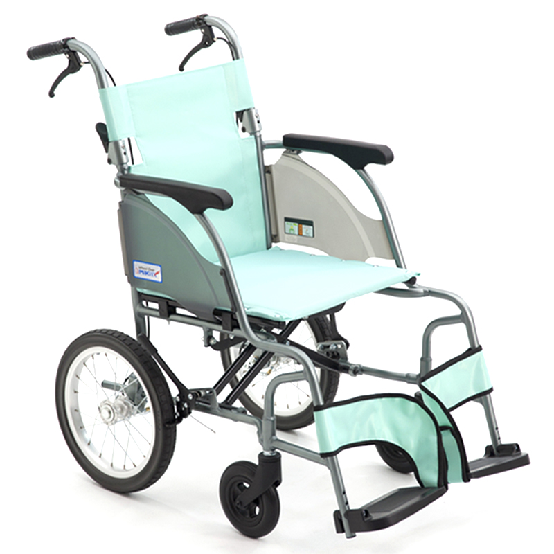 MIKI三貴手動(dòng)輪椅車CRT-2 綠色 A-14B