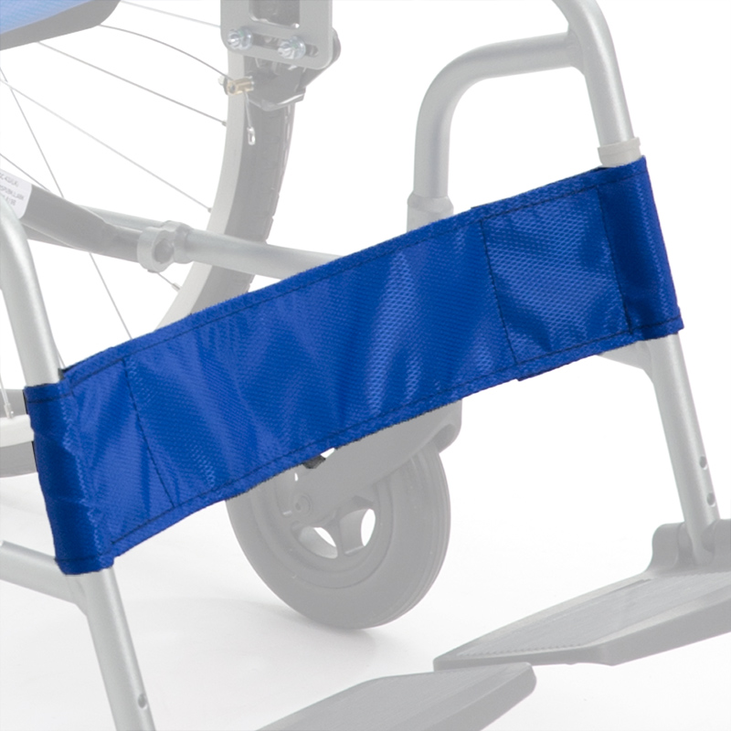 MIKI三貴手動(dòng)輪椅車配件一字型護(hù)腿帶  CRT A19藍(lán)色