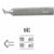 金鐘顯微眼用刀鞏膜隧道 YZC020 三角刃3.2