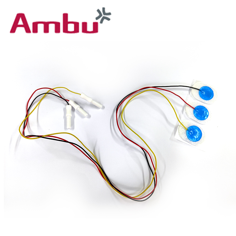 AMBU 丹麥安保藍(lán)點(diǎn)心電電極片NF-50-K/12/EU 30*22mm12片/袋，600片/小箱，1200片/大箱
